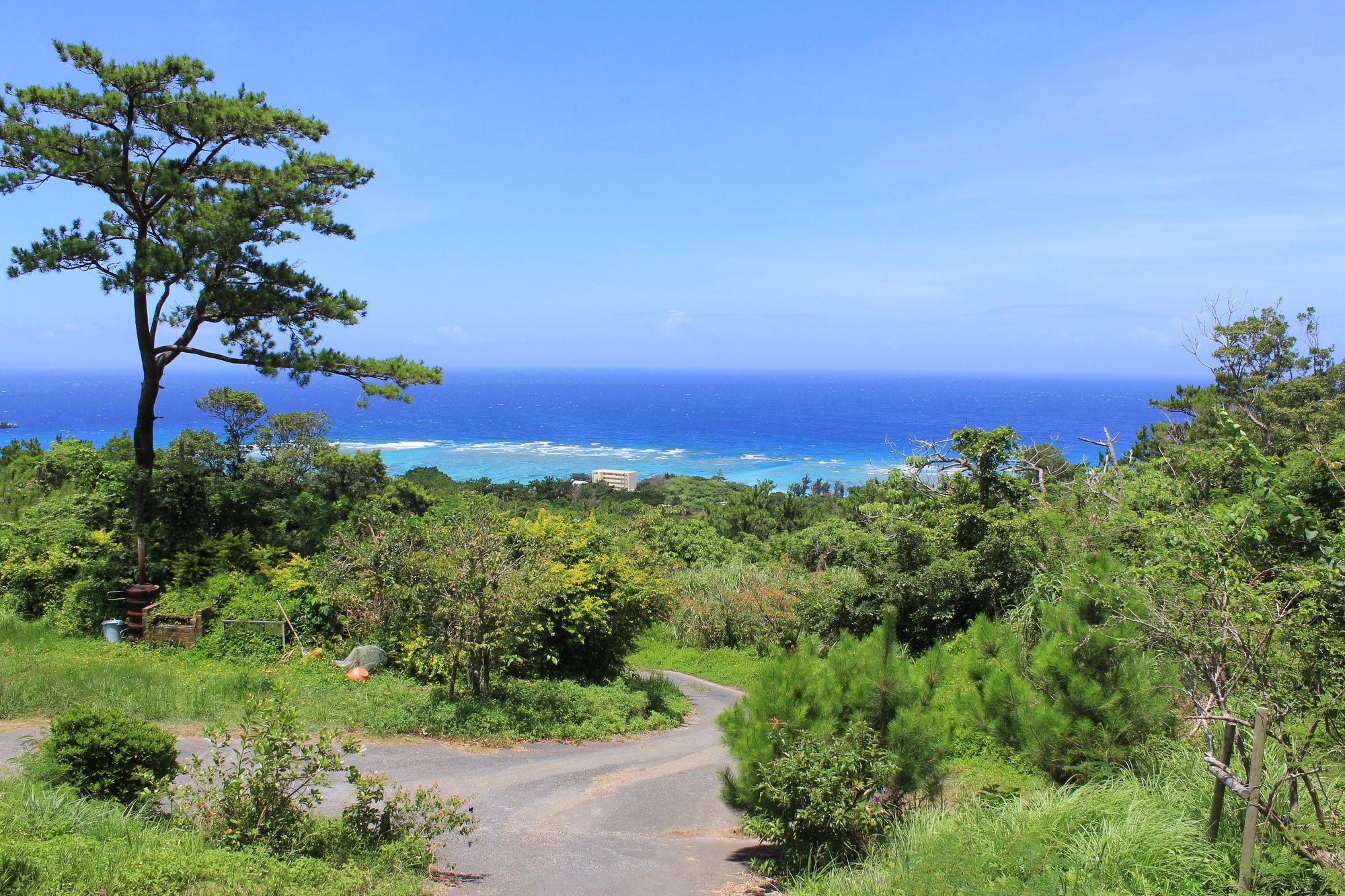 Panorama Ocean View Cottage Motobu Esterno foto